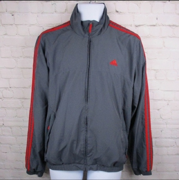 Adidas Classic Striped Windbreaker - Picture 1 of 4